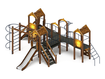 Детская игровая площадка Эко-город приключений-5