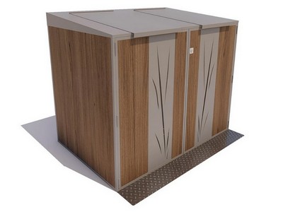 Контейнерный шкаф Флора ДПК 57002