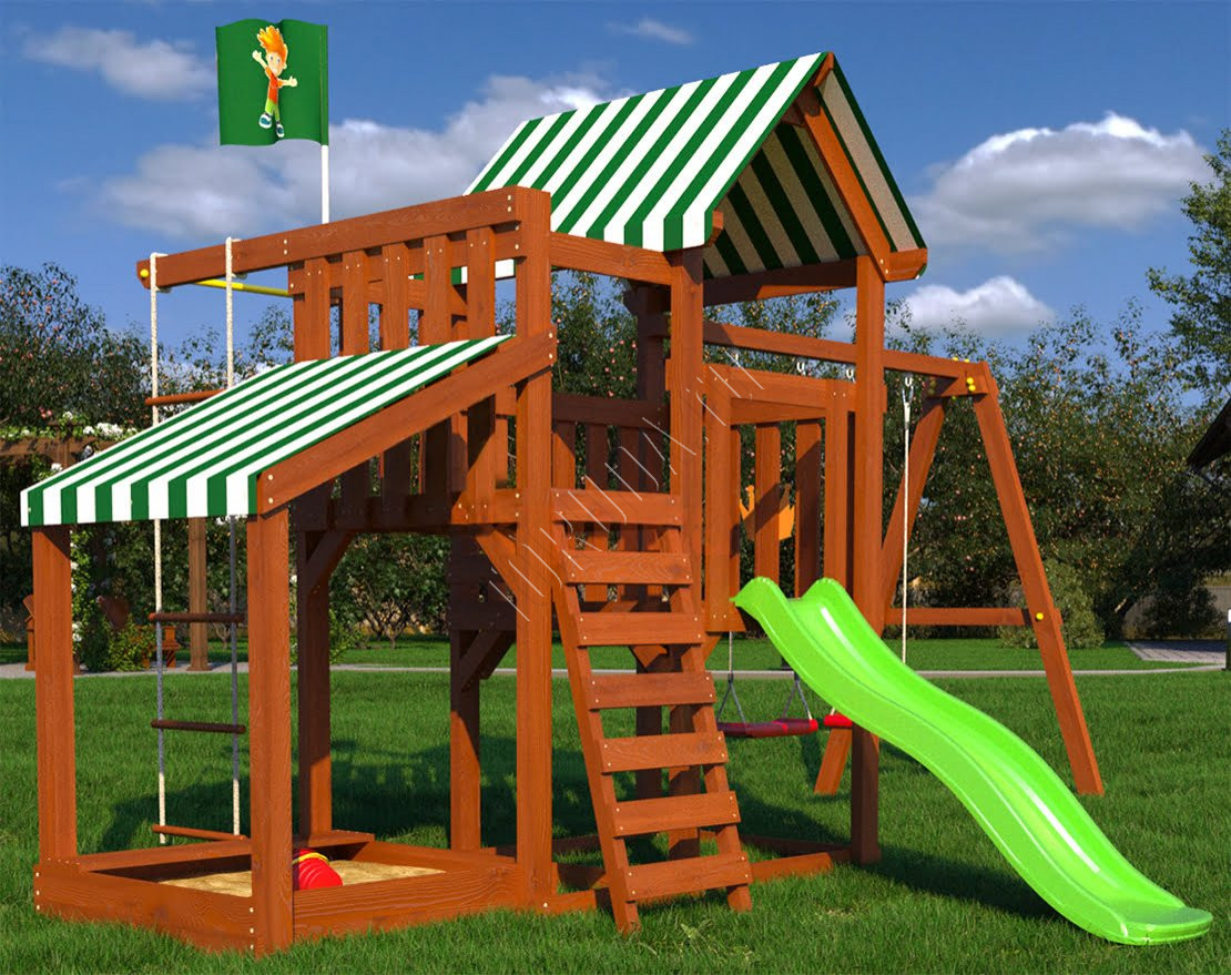 Детская игровая площадка Борге 3 Люкс